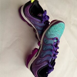 Purple and Blue Women's Nike Vapor Max Athletic Shoes